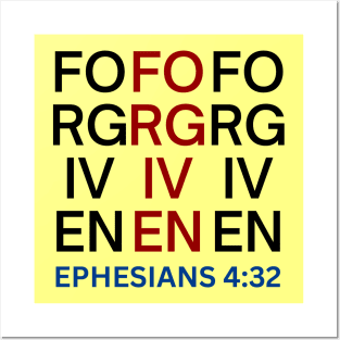 Forgiven | Christian Saying Posters and Art